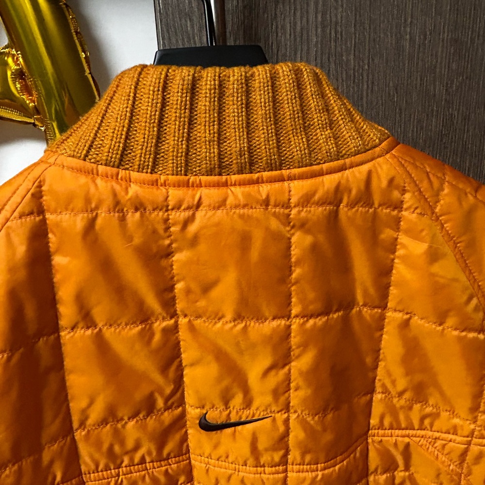 Vintage Nike Rare Street Orange Puffer Quilted Jacket
